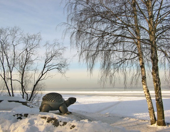 Покажите снежную, очень снежную зиму в Латвии?!