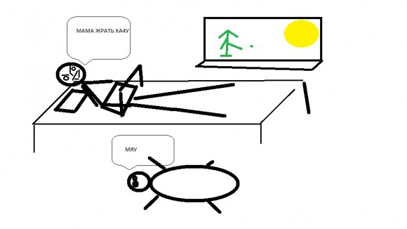 Можете нарисовать в пейнте, как вы обычно сидите за компом\ноутом?