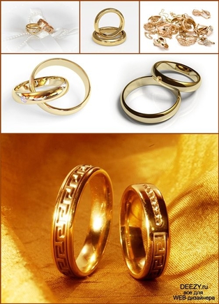 покажите самые красивые обручальные кольца!