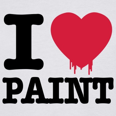 Нарисуйте любовь в любом  растровом редакторе (paint) и покажите как по вашему это выгладит? :)