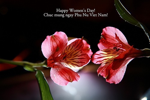 Parādiet kādu skaistu apsveikumu sieviešu dienā!