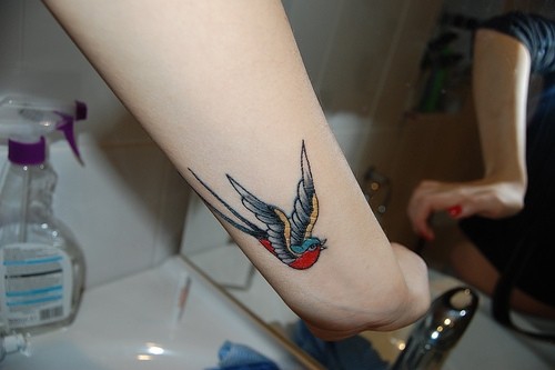 Красивая картинка птицы, подходящая для татуировки?