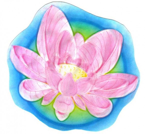 Самый красиво нарисованный лотус (растение) :D?