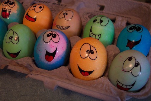 Покажите, пожалуйсто, красивые пасхальные яйца?