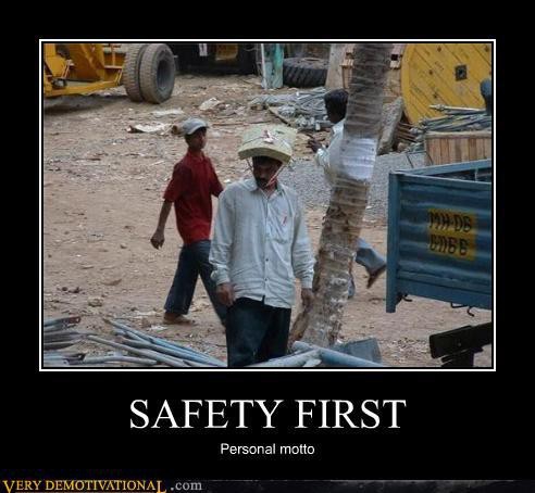 покажите смешную картинку на тему "safety first " ?