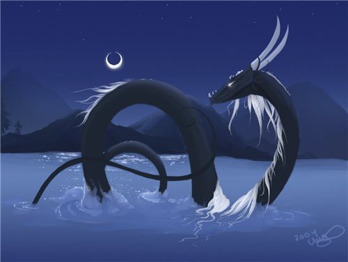 Как вы представляете этого Черного,водяного дракона?