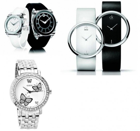 Покажите красивые и стильные женские часы на руку?