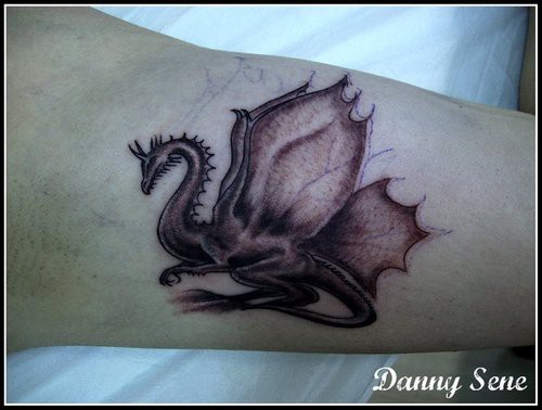покажите красивого дракона, которого можно использовать для тату.