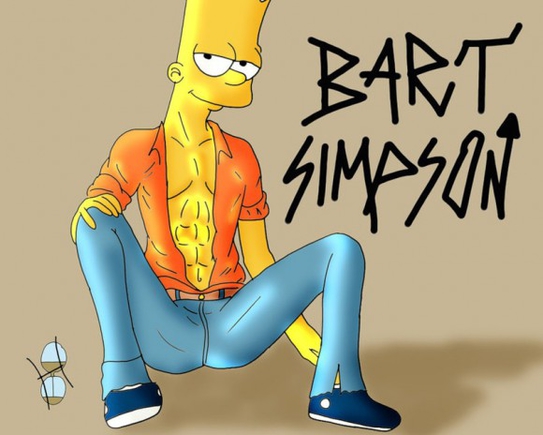 Покажите классную картинку Барта Симпсона?