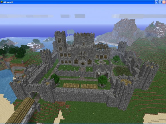 покажите красивые дома сделанные в игре Minecraft?