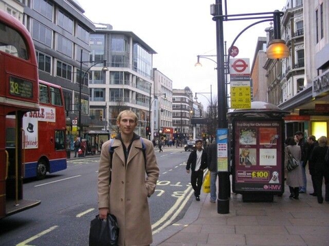 London, UK (Oxford street) / I love London (31.12.2004)