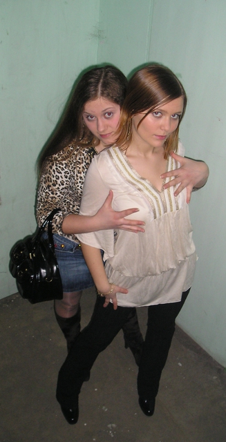 В белом