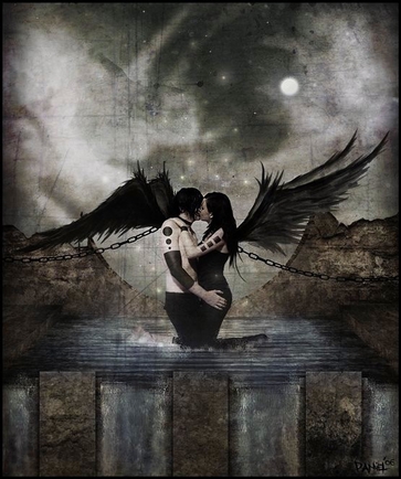 Тёмный ангел.. помогите найти фотографию ангела,который олицетворяет собой страсть и желание?