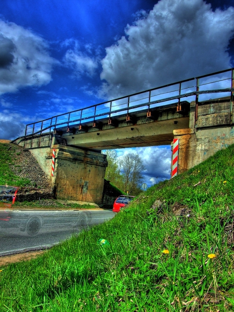 мост по дороге в Екабпилс с другой стороны