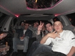 in the limo