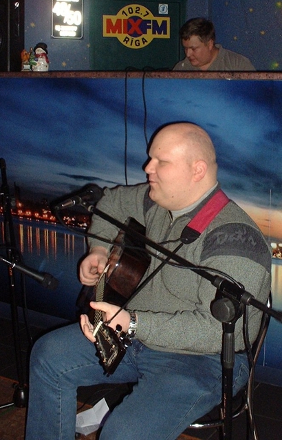 В клубе "Дивия"; Рига; 2007