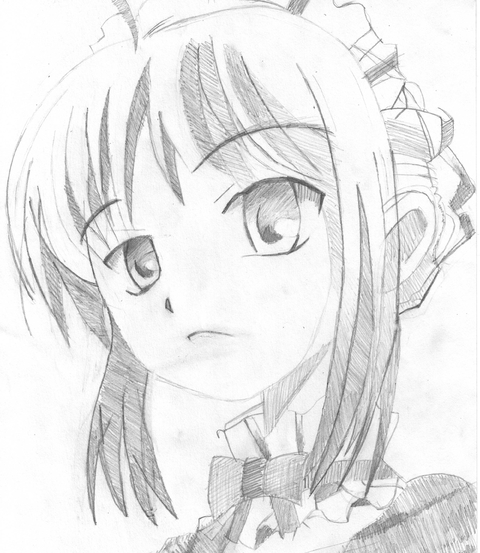 Saber. Fate/Stay Night