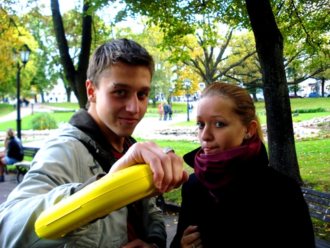 Лёша, banana guard и я :D