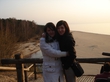 with sister @ white dune