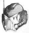 Helmet of Spacemarine by Raziel