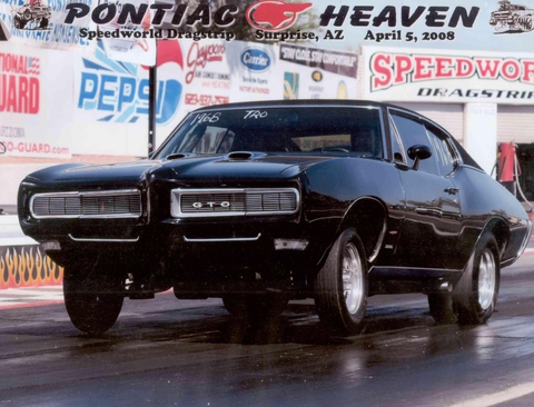 1968 Pontiac GTO drag