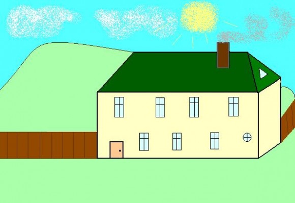 Kāda ir tava iedomu, sapņu māja?Zīmējam paintā paši!!:)