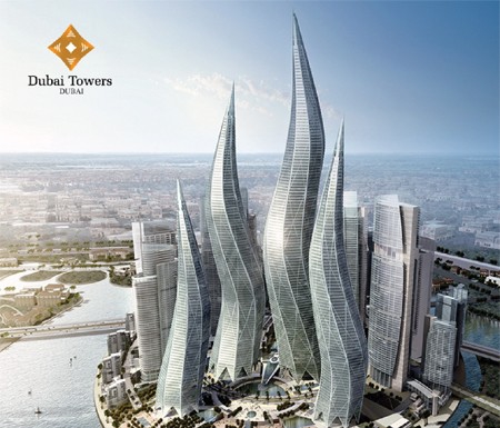 the Dubai Towers 