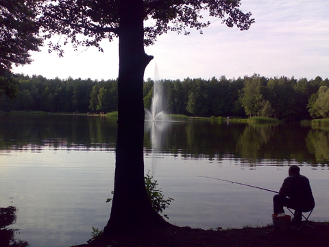 фонтан на лесном озере на Югле ( Сказка )