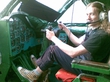 В кабине самолета Н.С. Хрущева - Ту - 104