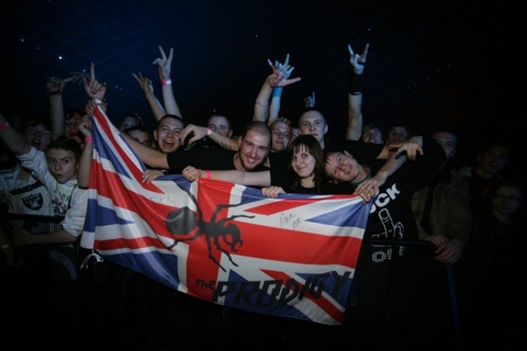 на концерте The Prodigy ;D