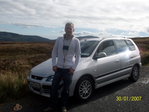 boy and car