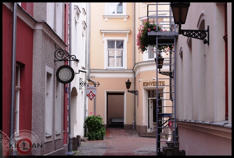 Some Back Street in Old Riga.