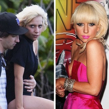 Lady gaga Without Make Up