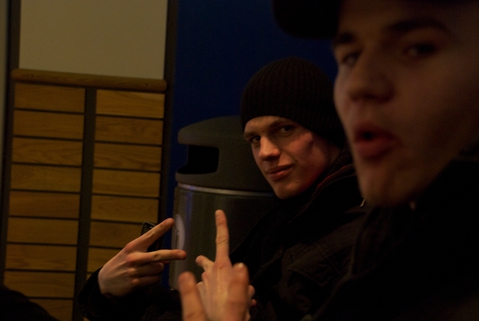 Chillin' after skating(Me & DADA) @ Domina