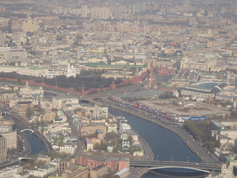 Москва сегодня с высоты полета