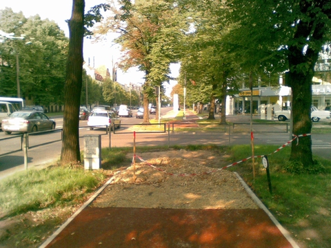 Велодорожка на Бривибас.