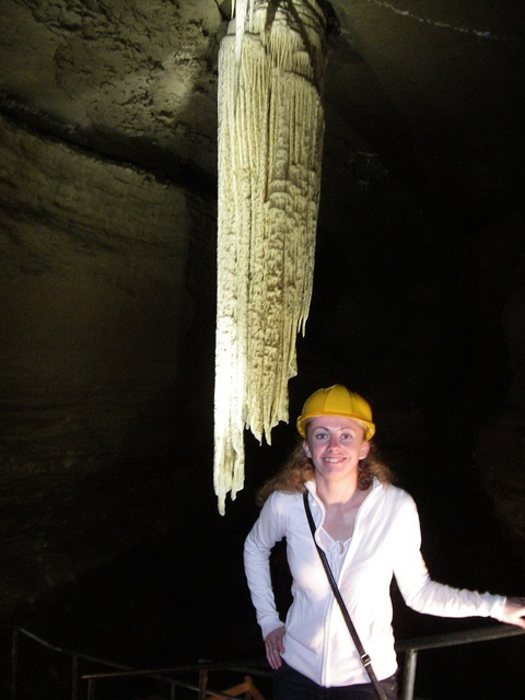 The Great Stalactite at Doolin Cave.