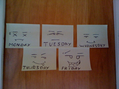 My week days