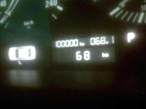 отметили 100000 km. drunk =)