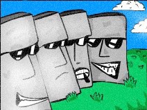 Reservoir statues
