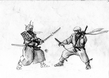Samurai vs Ninja ( by Raziel )