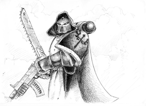Dark angel Space marine ( by Raziel )