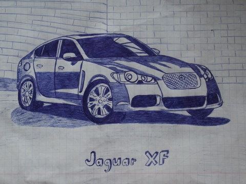 Car drawed whit pen ( by Raziel )