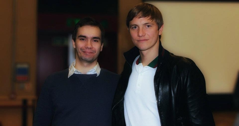 Я и Роман Павлюченко =)