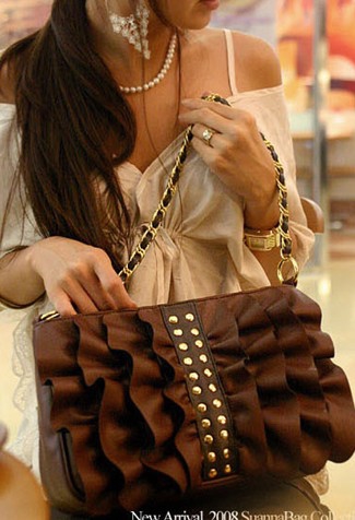Покажите красивую сумку коричневых тонов?
