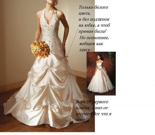 Какое оно - свадебное платье вашей мечты?