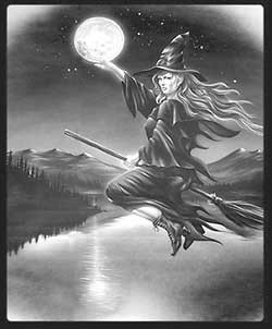 Вы заметили, что в сказках ведьмы носят дурацкие чёрные шляпы, тёмные одежды и летают на мётлах? (внутри)