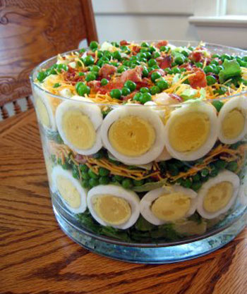 Покажите необычный салат на Новый год?