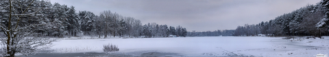 Озеро Babelitis перед закатом в 15:30 (09.12.2012)