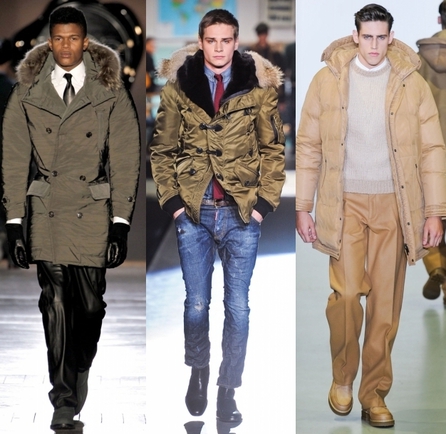 Покажите мужскую зимнюю модную куртку?